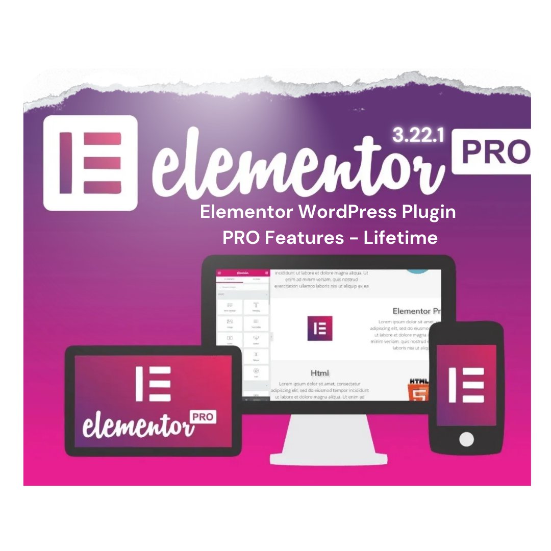 Elementor Pro-3.22.1 WordPress Plugin  3.22.3- Lifetime