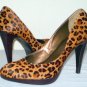 Nine West Angenir Leapord Platform Heels Pumps Shoes 12
