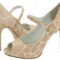 Nine West Luminous Leather Heels Pumps size 8