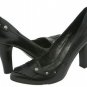Nine West Sydelle Black Loafer Heels Pumps size 9.5