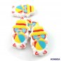 5 PCS Gnome With Volleyball Silicone Focal Beads