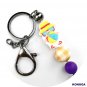 5 PCS Gnome With Volleyball Silicone Focal Beads