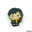 5 PCS Cute Glasses Boy Wizard Silicone Focal Beads