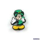 5 PCSCute Mouse Hold Flower  Silicone Focal Beads