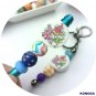 5 PCS Easter Gnomes with Eggs Silicone Focal Beads