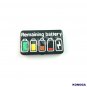 5 PCS Remaing Battery Silicone Focal Beads