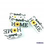 5 PCS Sweet Home Silicone Focal Beads