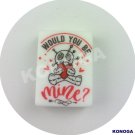 5 PCS Would You Be Silicone Focal Beads