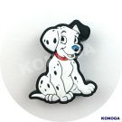 5 PCS While Dog Silicone Focal Beads