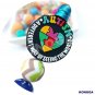5 PCS Motivation For Autism Silicone Focal Beads
