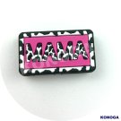 5 PCS Dalmatian MAMA Silicone Focal Beads