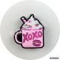 5 PCS XOXO Milkshake Coffee Silicone Focal Beads