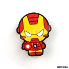 5 PCS Cute Man  Silicone Focal Beads