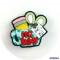 5 PCS Best Teacher Silicone Focal Beads
