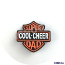 5 PCS Father's Day Super Cool-Cheer Dad Silicone Focal Beads