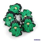 5 PCS Brown Goblins Silicone Focal Beads