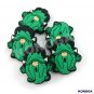5 PCS Brown Goblins Silicone Focal Beads