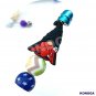 5 PCS Goblins with glass cup Silicone Focal Beads