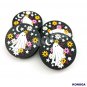 5 PCS Halloween ghost Silicone Focal Beads