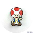 5 PCS Mushroom silicone Beads Silicone Focal Beads