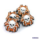 5 PCS HalloweenSkull Spider Silicone Focal Beads