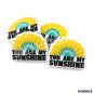 5 PCS You re my sunshine Silicone Focal Beads