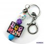 5 PCS Dog MOM Silicone Focal Beads