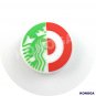 5 PCS Starbucks Round beads Silicone Focal Beads