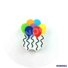5 PCS colourful balloons Silicone Focal Beads