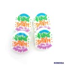 5 PCS Kind You is Smart You Is Important Silicone Focal Beads