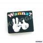 5 PCS  Wanna Silicone Focal Beads