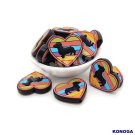5 PCS Litter Dog with Heart Rainbow shape Silicone Focal Beads
