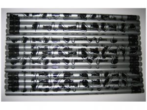 Set of 15 Silver Rat Pencils