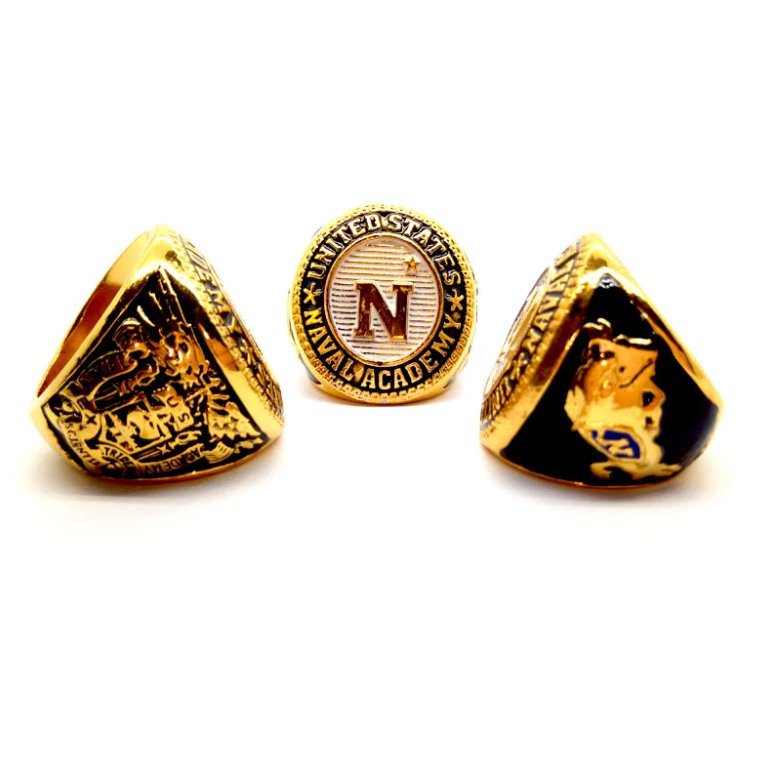 United States Naval Academy Ring Gold CHAMPIONSHIP RING