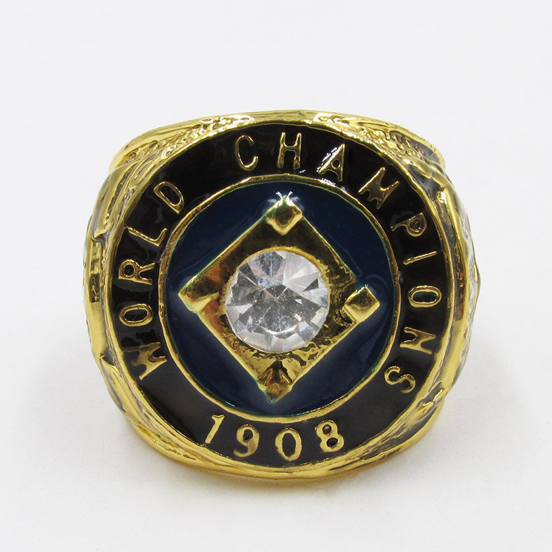 REPLICA 1908 CHICAGO CUBS BASEBALL WORLD SERIES CHAMPIONSHIP RING US S