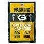 Green Bay Packers Super Bowl Champions Flag 3ft X 5ft Polyester NFL1 B