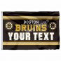 Boston Bruins Custom Your Text Flag 3ft X 5ft Polyester NHL Team Banne