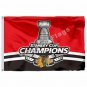 Chicago Blackhawks Stanley Cup Champions 2015 Flag 3ft X 5ft Polyester