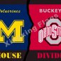 Michigan Wolverines Ohio State Buckeyes House Divided Flag 3ft X 5ft P