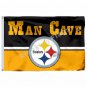 Pittsburgh Steelers Man Cave Flag 3ft x 5ft Polyester NFL Pittsburgh S