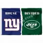 New York Giants New York Jets House Divided Flag 3ft x 5ft Polyester N