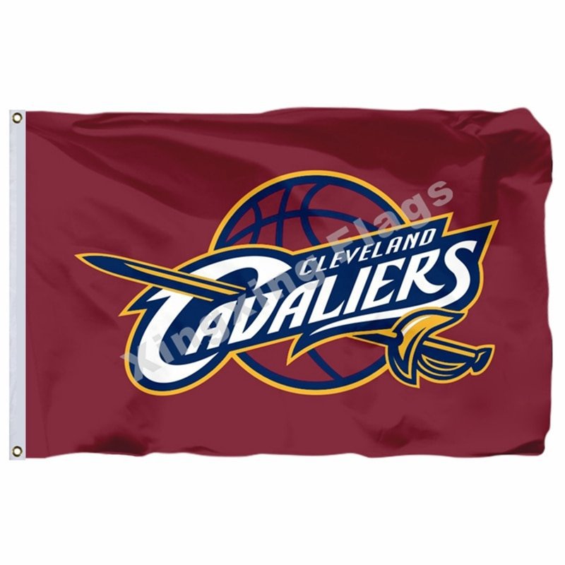 Cleveland Cavaliers Large Logo Flag 3ft X 5ft Polyester NBA Cleveland