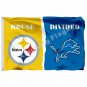 Pittsburgh Steelers Detroit Lions House Divided Flag 3ft X 5ft Polyest
