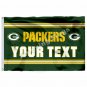 Green Bay Packers Custom Your Text Flag 3ft X 5ft Polyester NFL1 Team