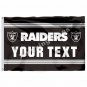 Oakland Raiders Custom Your Text Flag 3ft X 5ft Polyester NFL1 Team Ba
