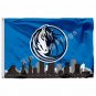 Dallas Mavericks Dallas Skyline Flag 3ft X 5ft Polyester NBA1 Team Ban