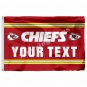 Kansas City Chiefs Custom Your Text Flag 3ft X 5ft Polyester NFL1 Team