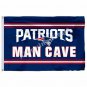 New England Patriots Custom MAN CAVE Flag 3ft x 5ft Polyester NFL Team
