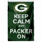 Green Bay Packers Keep Calm And Packer On Flag 3ft X 5ft Polyester NFL