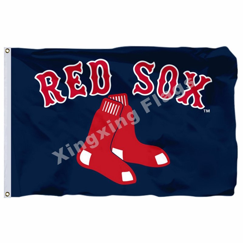 Boston Red Sox Flag 3ft x 5ft Polyester MLB Boston Red Sox Banner Flyi